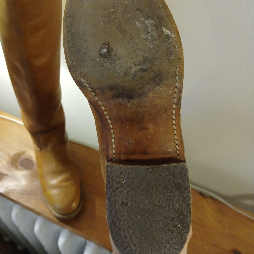 Frye Brown Leather Knee-High Boots - Picture 3 of 6